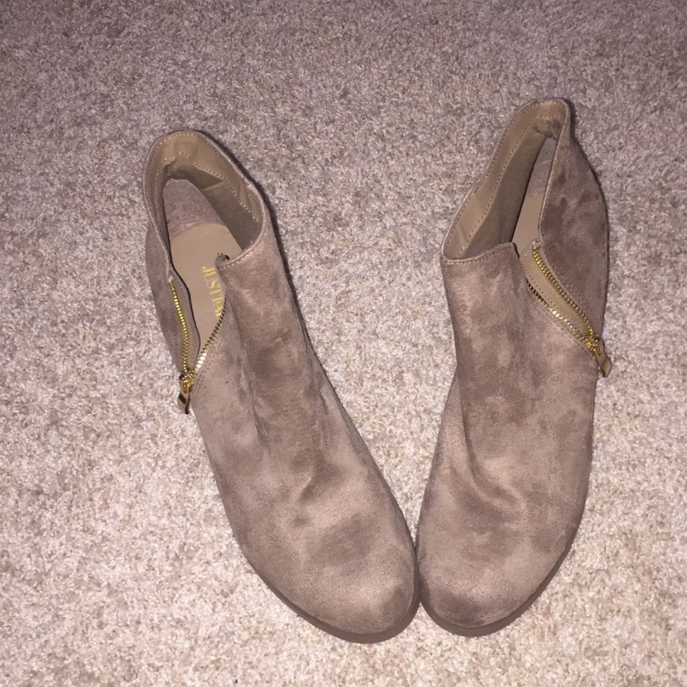 Tan Booties